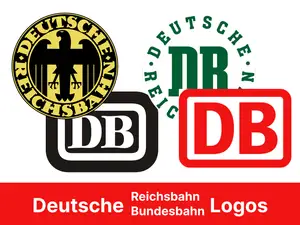 Deutsche Bahn Logos | Reichsbahn | Bundesbahn | DB