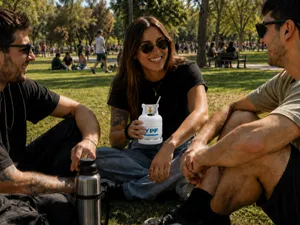 Mate Garrafa 10 KG YPF y liso Diseño Argentino 3D