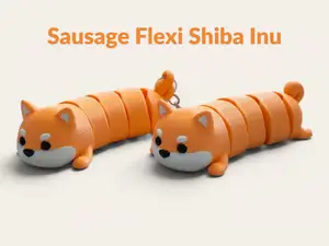 Shiba Inu - Sausage Flexi