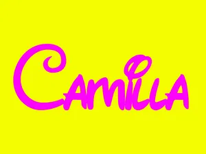 Camilla – Disney Style 3D Name Plate