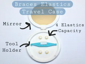 Braces Elastics Travel Case