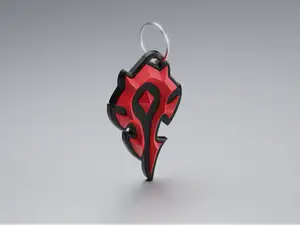 World of Warcraft Horde Orcs Spiked Keychain