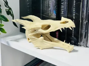 Skyrim teschio Alduin Drago