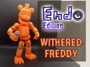 WITHERED FREDDY articulated figure #EndoEdition