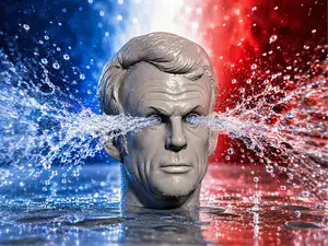 Macron Anti Stress Ball & Water Squirter (TPU!)