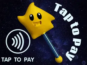 Rosalina Star Tap to Pay Wand NO AMS Needed