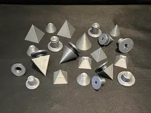 Cosplay Threaded Spikes & Studs - 2 Sizes 4 Styles