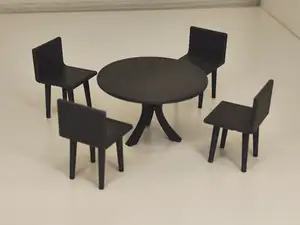 Dollhouse Table and Chair Set
