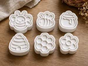 Kit Ejetores de Brigadeiro Abelhinha 6 Peças
