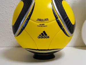 Soccer ball stand.