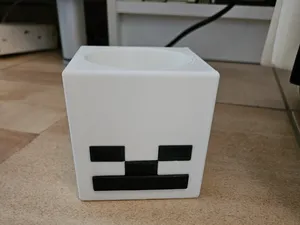 Lapicero esqueleto de minecraft