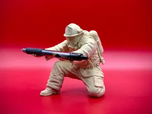Firefighter Pen Holder - Custom Desktop Decoration