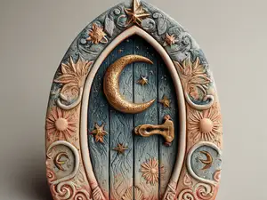 Moonveil Gate Fairy Door
