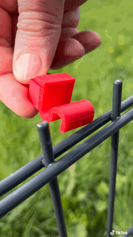 Doppelstabmattenzaun Halteclips 656 & 868 (5gramm)