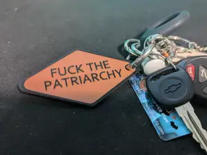 F The Patriarchy Keychain (Taylor Swift)