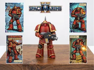 War hammer 40K - Blood Angels Legionary