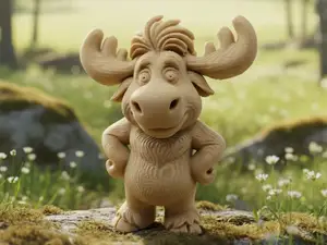 Mox der mutige Elch – Deko mit Augenzwinkern
