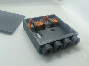 Surface-Mount Enclosure for 4x WAGO 221-412