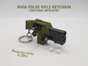 M41A Pulse Rifle Keychain — Functional BB Blaster