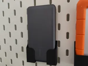 Powerbank holder (belkin) skadis plate