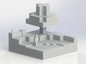 Tiny chunk of Minecraft