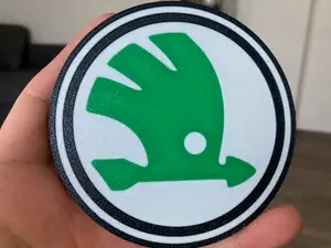 Skoda logo coaster
