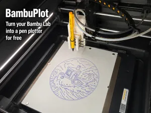 BambuPlot Free Pen Plotter G-code Generator