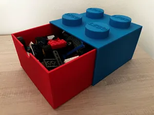 Storage box for bricks