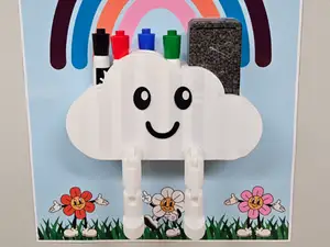 Dry Erase Maker Holder Cloud with Legs