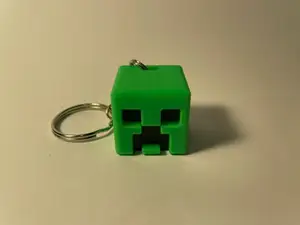 Minecraft Creeper Keychain