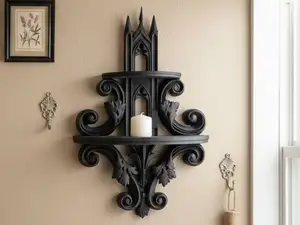 Gothic Double Arch Shelf: Cathedral Alcove