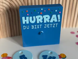 Geburtstagsaufsteller