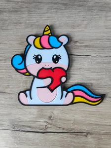 Unicorn Keychain