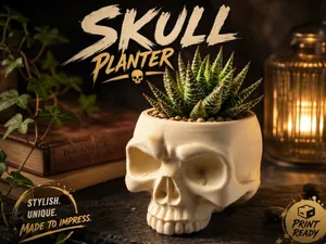 Skull Bloom Planter