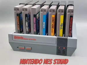 Nintendo NES Game Cartridge Display Stand Holder