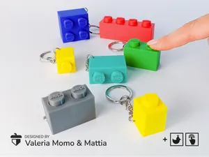 Brick Clicker & Keychain, Clicky Fun Game!