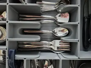 Gridfinity Kitchen Collection Tea Spoon Bin 4x1