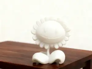 植物大战僵尸 向日葵 白模 带渲染图可涂色