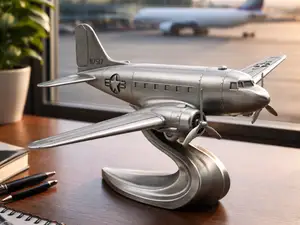 Vintage Airplane Desk Display (DC-3 Style)
