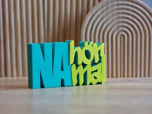 Schriftzug Na hör mal