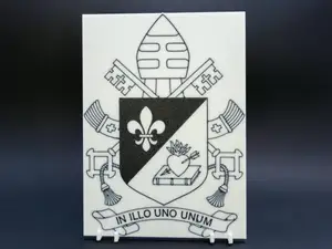 Papal Coat of Arms - In Illo Uno Unum