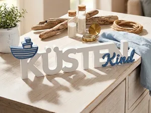 Küsten Kind - Persönlicher 3D-Schriftzug