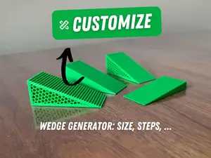 Wedge Generator (Parametric Stepped or Flat)
