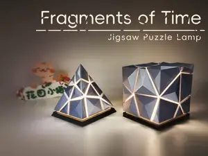 Fragments of Time Puzzle Lamp