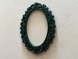 Victorian Gothic Oval Frame Goth Decor Wall Decor