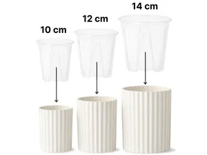 Self watering aroid plant pot cover (3 sizes)