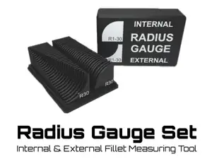Radius Gauge Set – The Fillet Measuring Tool