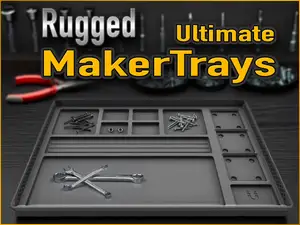 Rugged Ultimate MakerTrays - Gridfinity Tray