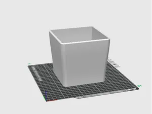 Minimalist Square Plant Pot with Drip Tray