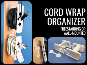 Cord Wrap Organizer - Wall Mountable